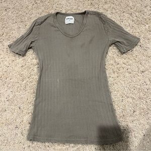 Rudy Jude Pointelle Tee in Sage